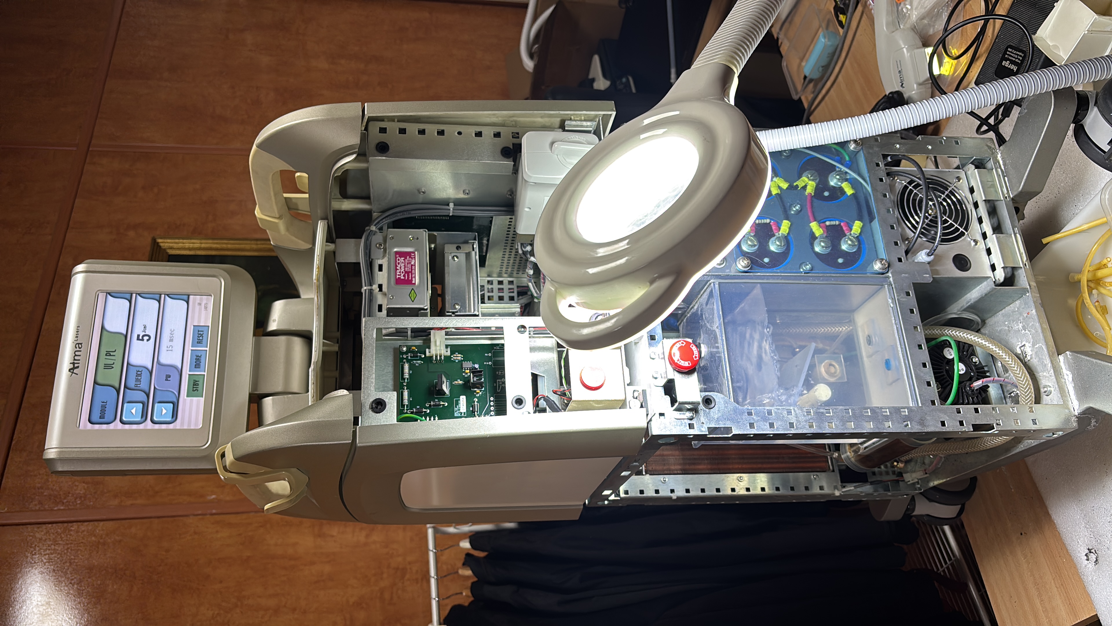 Vista exterior de la máquina